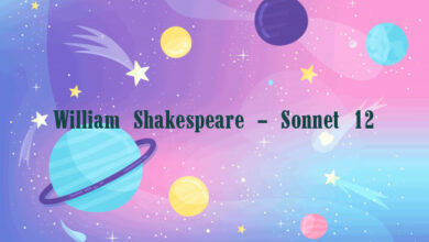 William Shakespeare – Sonnet 12