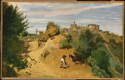 Jean-Baptiste-Camille Corot, Genzano, 1843