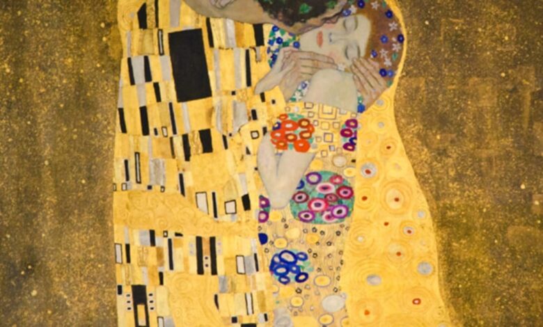 THE KISS, GUSTAV KLIMT