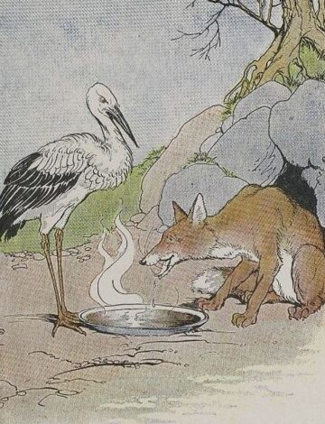 The Fox And The Stork