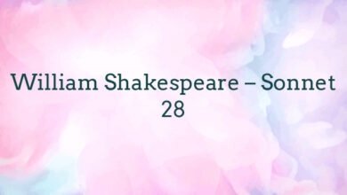 William Shakespeare – Sonnet 28