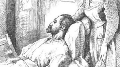 Alcott's illustration of her work during the Civil War, "Hospital Sketches"