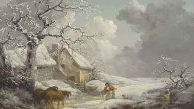 George Morland winter landscape