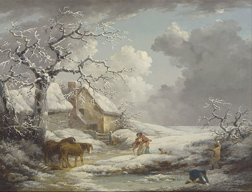 George Morland winter landscape