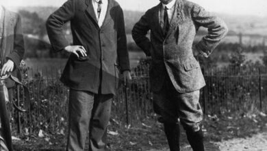 Golfers Ted Ray & Harry Vardon, 1920