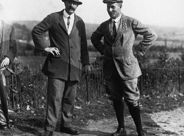 Golfers Ted Ray & Harry Vardon, 1920