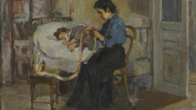 Hmayak Artsatpanyan, Sick Child, 1900