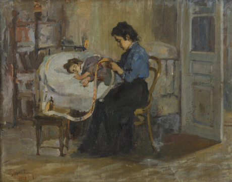 Hmayak Artsatpanyan, Sick Child, 1900