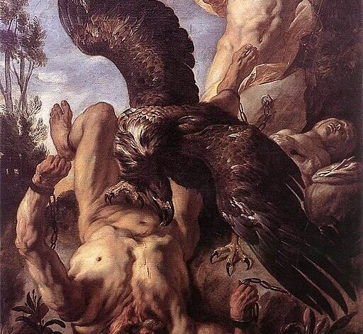 Jacob Jordaens, Prometheus bound, 1640