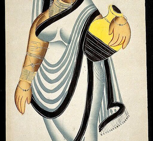 Lady with a pitcher, India