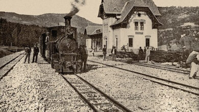 Narrow-Gauge Railway Ostbahn Station, 1906