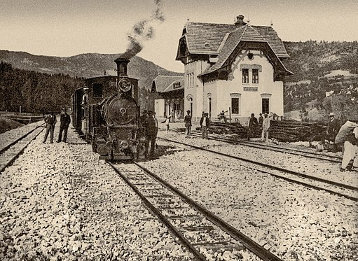 Narrow-Gauge Railway Ostbahn Station, 1906