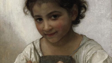 Painting by William Adolphe Bouguereau, 1880