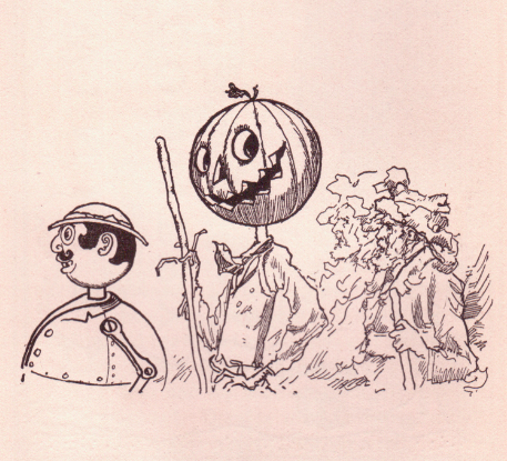 Tik-Tok and Jack Pumpkinhead