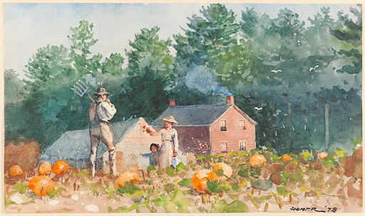 Winslow Homer, The Pumpkin Patch, 1878