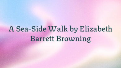 A Sea-Side Walk by Elizabeth Barrett Browning