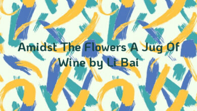 Amidst The Flowers A Jug Of Wine by Li Bai