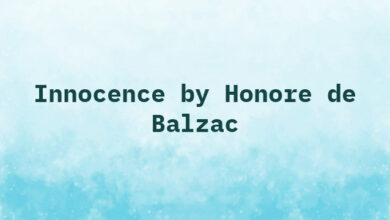 Innocence by Honore de Balzac