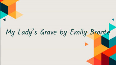 My Lady’s Grave by Emily Bronte