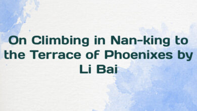 On Climbing in Nan-king to the Terrace of Phoenixes by Li Bai