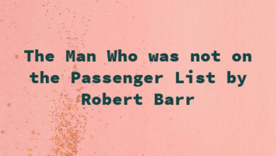 The Man Who was not on the Passenger List by Robert Barr