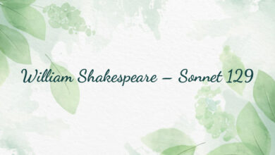 William Shakespeare – Sonnet 129