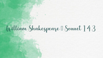 William Shakespeare – Sonnet 143