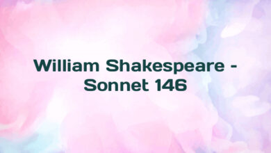 William Shakespeare – Sonnet 146