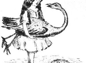 Carroll's illustration "Alice's Adventures Under Ground"