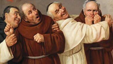 Claudio Rinaldi, Four Monks, late 19th century