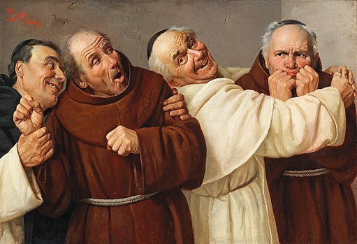 Claudio Rinaldi, Four Monks, late 19th century