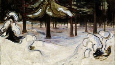 Edvard Munch, Winter in the Woods, Nordstrand, 1899