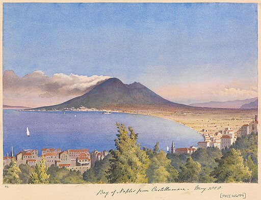 Edward Fanshawe, Bay of Naples from Castellamare, 1858