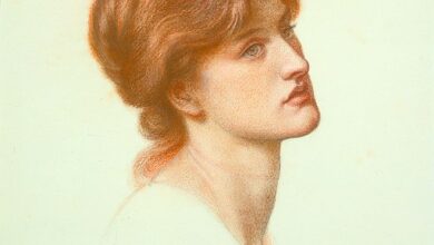 Gabriel Rossetti, Dante's Dream, Alexa Wilding, 1870