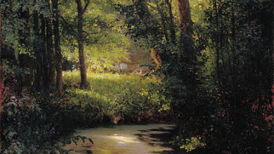 Grigoriy Myasoyedov, Forest Creek, Spring 1890