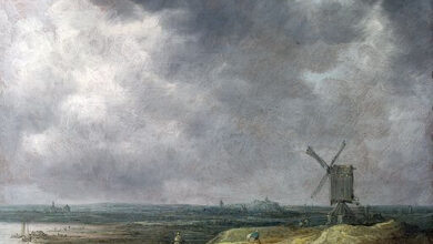 Jan van Goyen, Windmill by a River, 1642