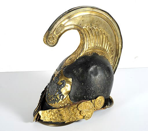 Lord Byron's bronze helmet