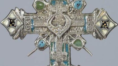 Russian orthodox cross, late 17th century