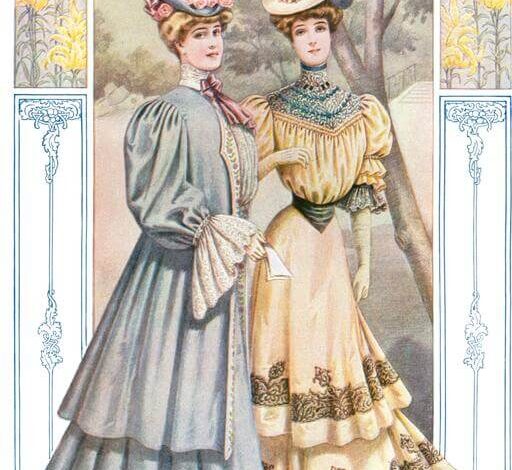 The Delineator catalog, Stylish ladies, 1905