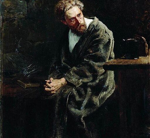 V. Makovsky, The Prisoner, 1882