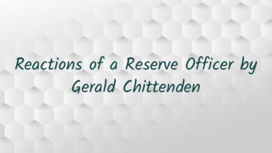 Reactions of a Reserve Officer by Gerald Chittenden