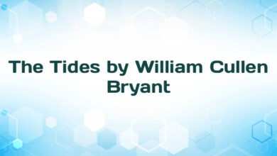 The Tides by William Cullen Bryant