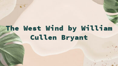 The West Wind by William Cullen Bryant