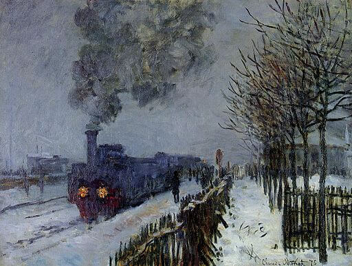 Claude Monet, Train in the Snow