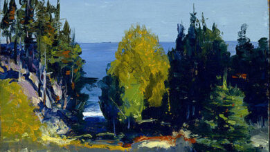 George Bellows, The Grove, Monhegan, Maine, 1913