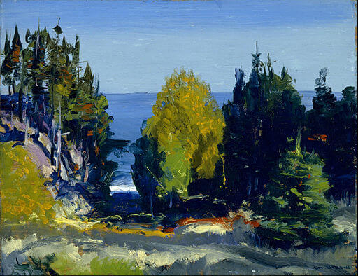 George Bellows, The Grove, Monhegan, Maine, 1913