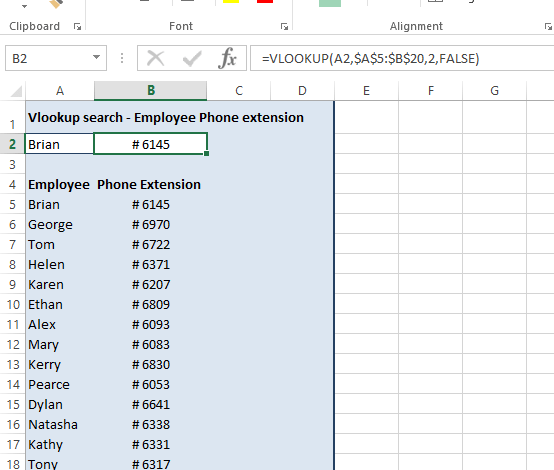 How to use the VLOOKUP Function in Excel