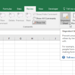 How to Unprotect an Excel spreadsheet if you have lost your password