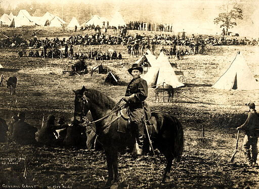 Ulysses S. Grant at City Point, montage of images, 1902