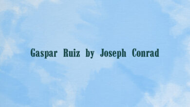 Gaspar Ruiz by Joseph Conrad